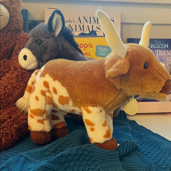 Plush Animal Toy Set - Monkey, Donkey, and Cow - Picture 4 of 8